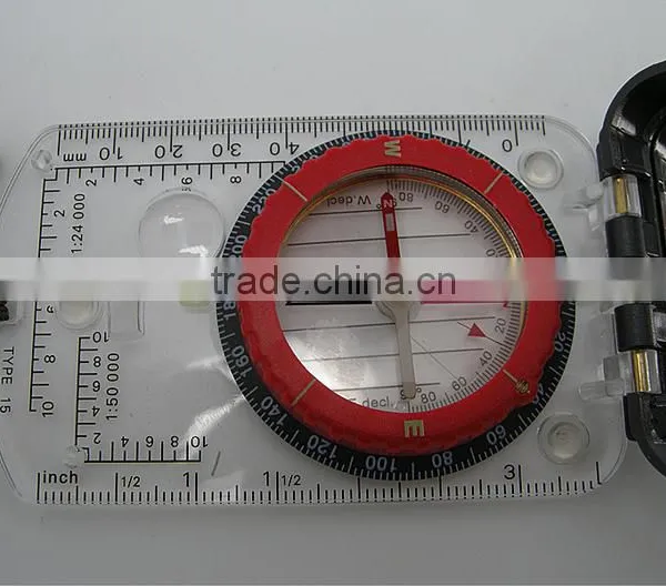 Outdoor Hiking Camping Pocket Camping Map Compass With Mirror Quality Choice photo-4