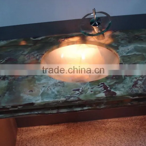 Polish High Quality Marble Countertops for Kitchen Cabinets photo-3
