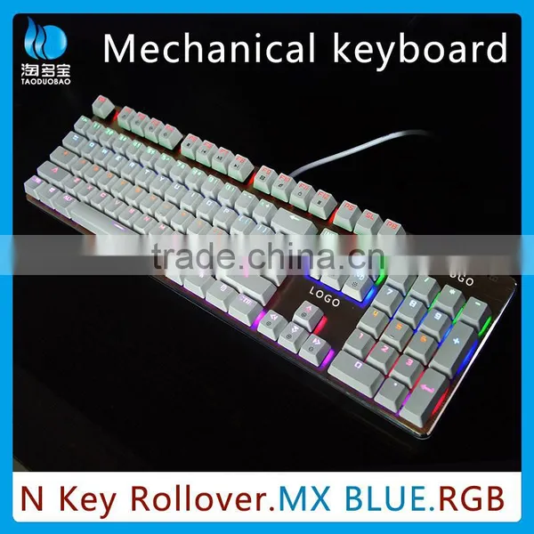 RGB Mechanical Gaming Keyboard With Anti-Ghosting Keys & Six LED Lights photo-2