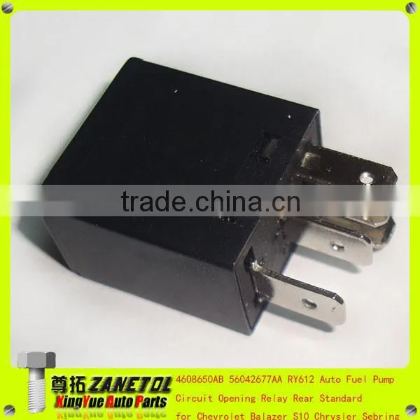 4608650AB 56042677AA RY612 Auto Fuel Pump Circuit Opening Relay Rear Standard for Chevrolet Balazer S10 Chrysler Sebring