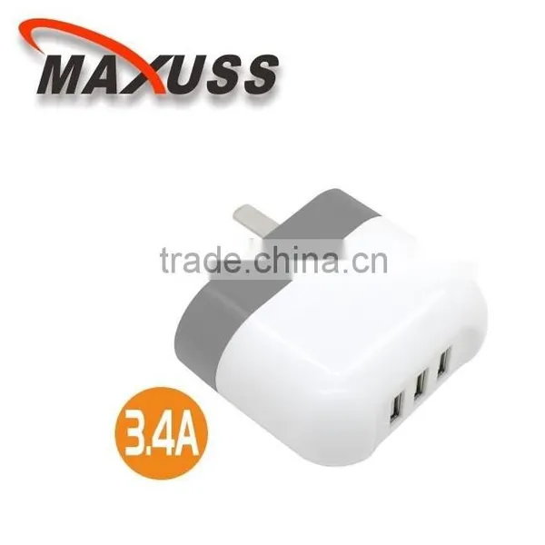 C211 Triple USB Travel Charger 3Port USB