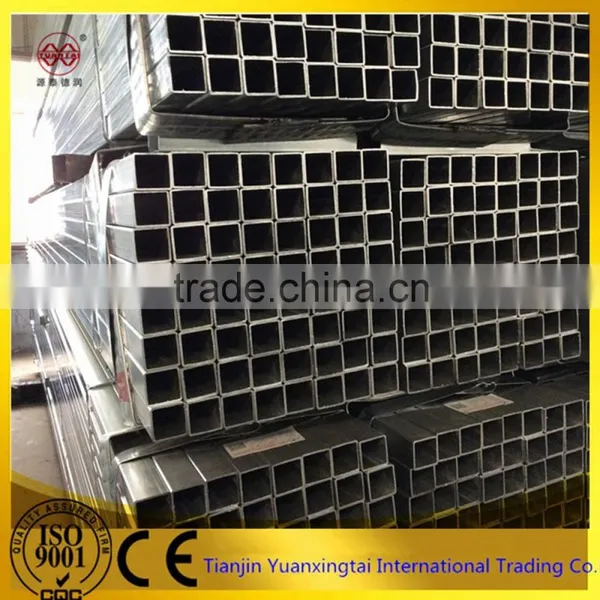 Pre Galvanized Surface Rectangular Steel Pipe / Tube With Best Quality photo-5