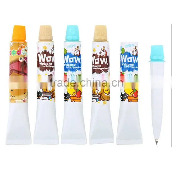small mini cartoon toothpaste pen for promotion