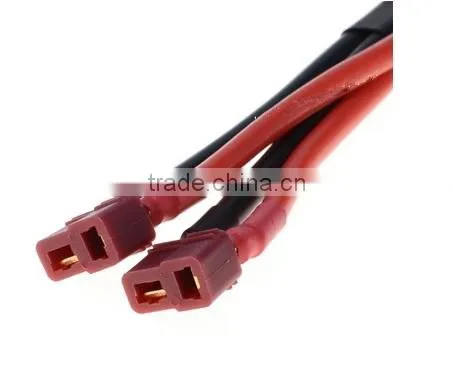 T Dean Plug Male to 2 T Dean Plug Female Parallel Y Harness Cable photo-2