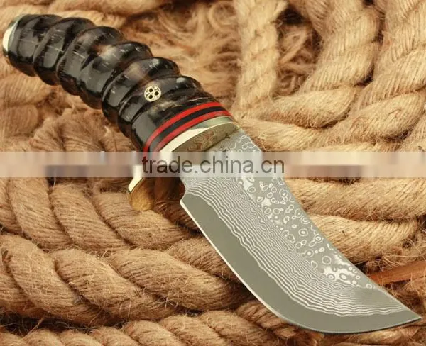 OEM New Arrive Damascus Straight Knife for Collection photo-2