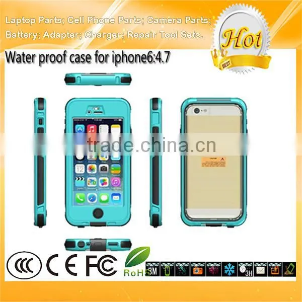 For IPhone6 Waterproof Case Cover With Home Button Green photo-2