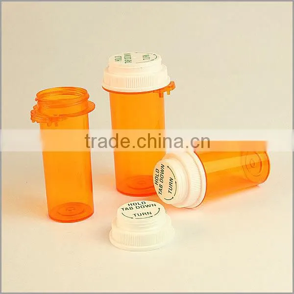 8DR - 60DR Plastic Reversible Thumb Tab Vials From China Factory
