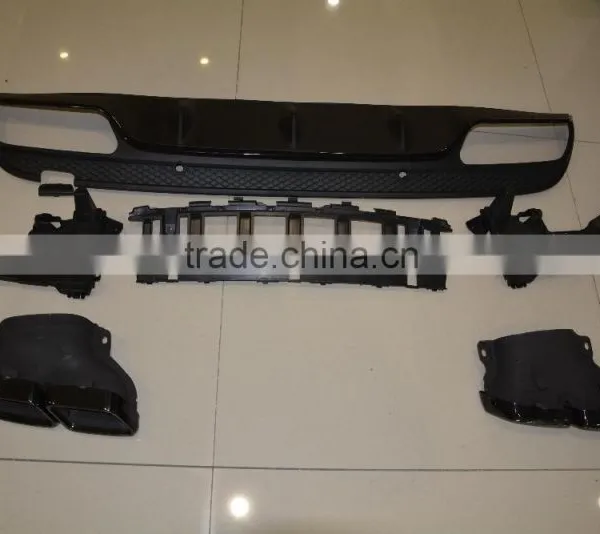 Rear Bumper Diffuser Kits For Mercedes Benz W205 C63 AMG photo-2