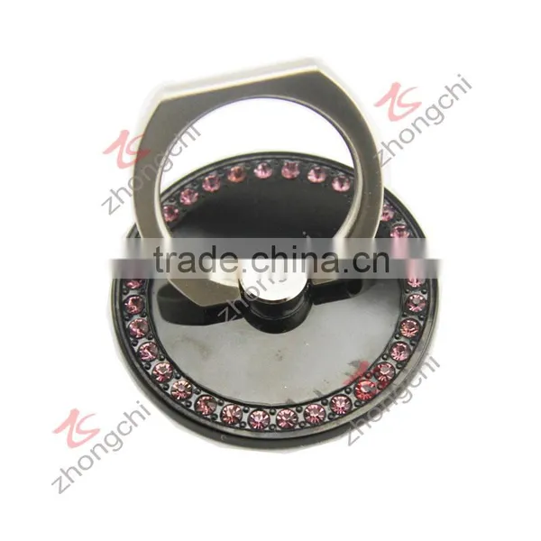 Black Metal Reuseable Finger Ring Car Mount Phone Holder photo-4