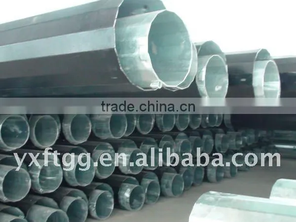 110kv high quality galvanized steel power pole