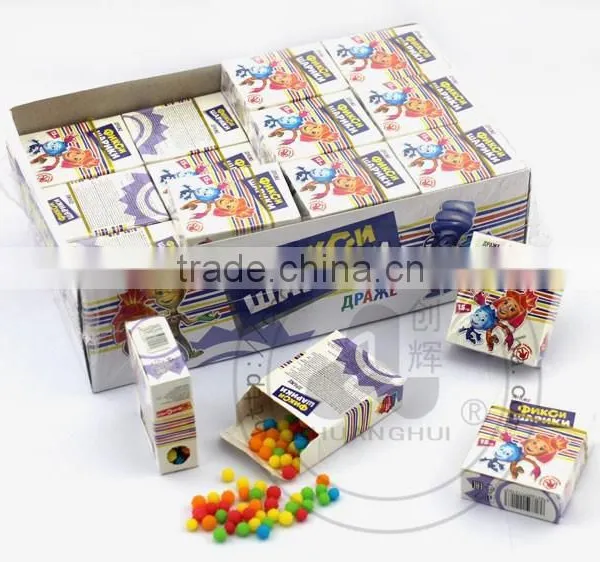 Russia 15g Small Waxberry Candy / Colourful Fruit Round Ball Candy photo-3