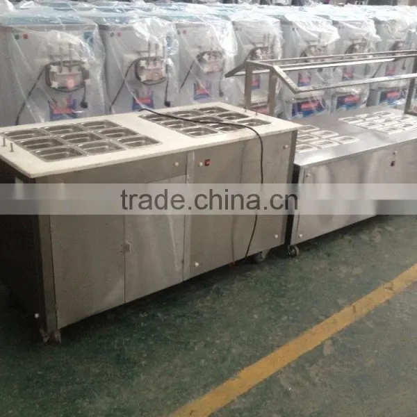 Marble Slab Topping Bar Cabinet Refrigerator With Italy Compressor photo-2