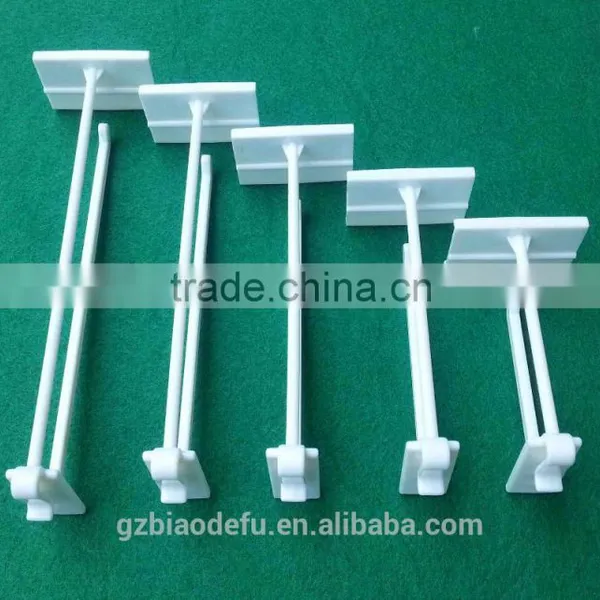Supermarket Double Wire Plastic Hook With Price Tag photo-4