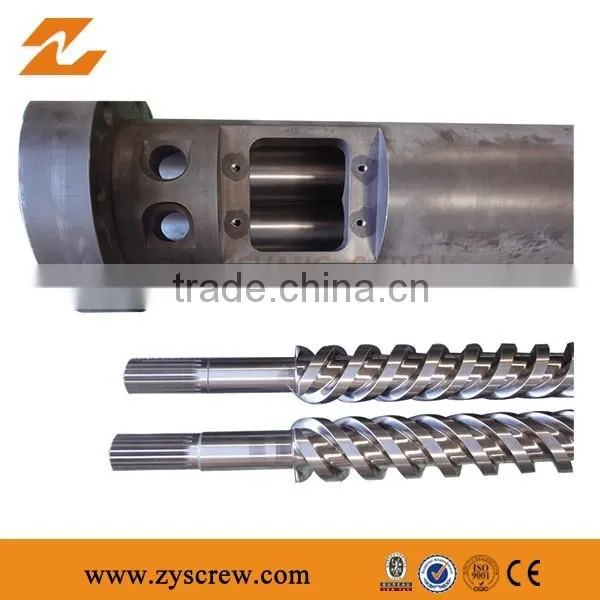 Plastic Machine/machinery Extruder Conical Screw Barrel / Set for PVC Plastic Products