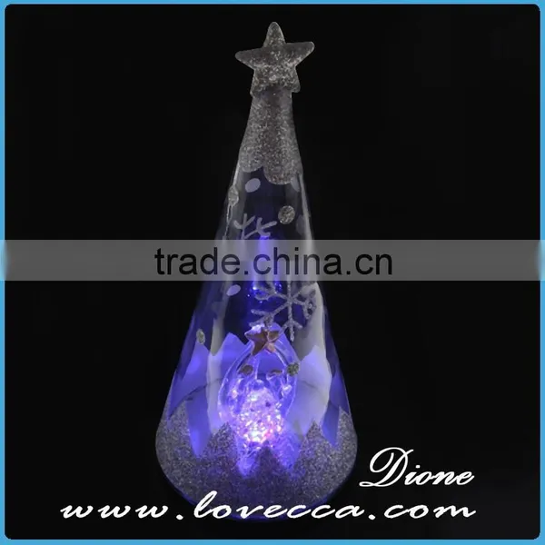Indoor Fashion Transparent Glass Dome Christmas Tree Decorations photo-2