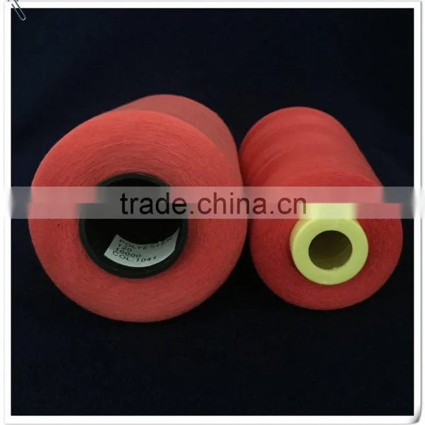 China Facyory 100% Dyed Polyester Spun Sewing Thread photo-2