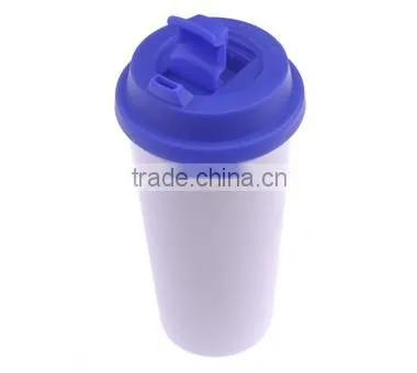 Polymer Blank Sublimation Double Wall Tumbler , Kid Water Bottle With Flip-lock Lid photo-5