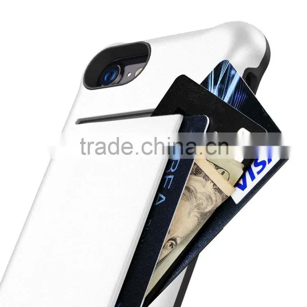 Back Card Slot Mobile Phone Case Double Layer Case for Apple IPhone 7 (4.7") photo-6
