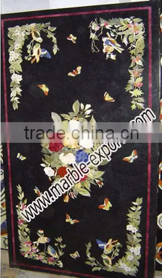 Decorative Marble Tables, Marble Inlay Dining Table Top photo-6