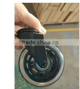 Top Plate Gray Caster Without Brake|Caster Without Brake for Trolleys