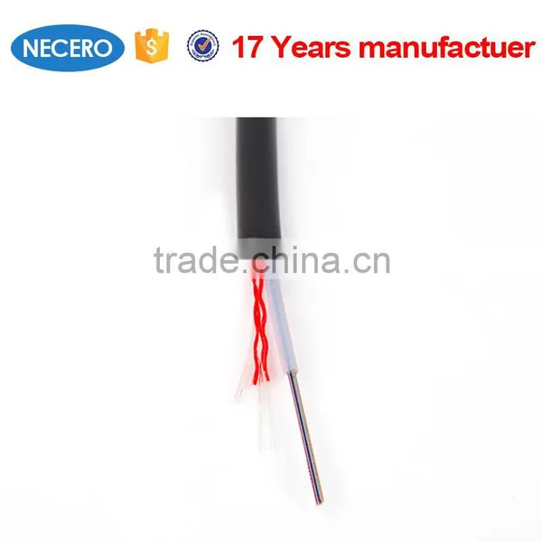 0.9mm Tight Buffer Optical 4 Core Indoor Multi Mode Micro Fiber Optical Cable JET photo-2