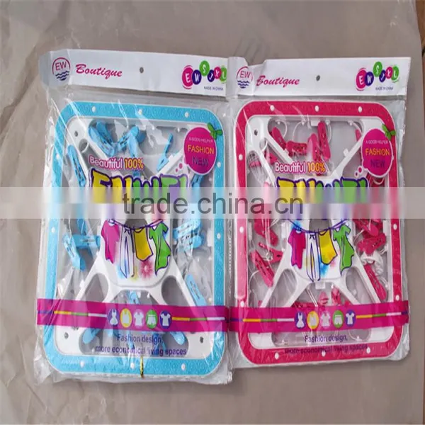 Wholesale Square Shape Multifunctional Underwear Plastic Clothes Horse photo-4