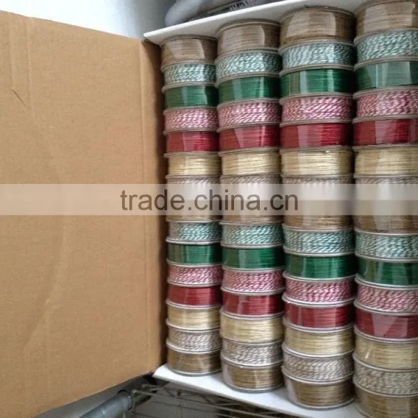 Double Colored and Colorful Jute Twine for Gift Packing Cooking Party Wedding Decorating and DIY photo-5