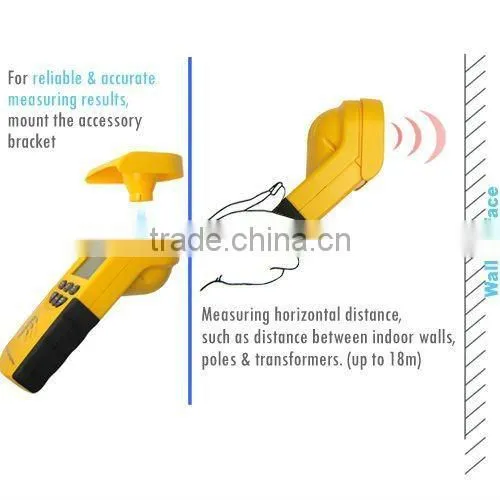 Portable Ultrasonic Digital Cable Height Tester 3~23m Smart Sensor 6 Cables Measurement photo-5