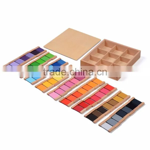 Preschool Wooden Early Educationa Toys Montessori Sesorial Teaching Aids Color Board photo-3