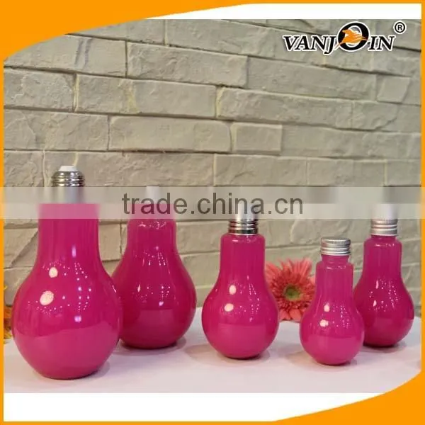 Custom Size Light Bulb Bottle With Metal Cap With Hole photo-5