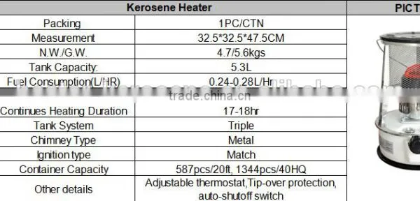 Kerosene & Gas Heater KSP-2310 photo-2