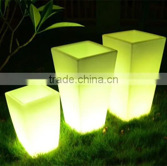 Rechargeable Led Flower Pot With Color Changing Oriental Flower Pots for Whloe Sale photo-4