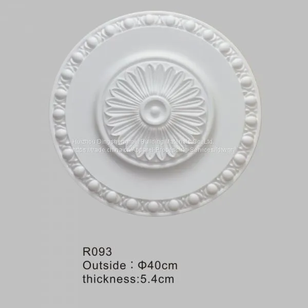 Egg Type Polyurethane Ceiling Rose photo-2