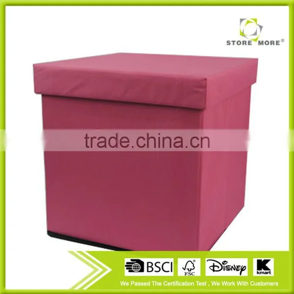 Solid Orange Color 600D Polyester Household Storage Foot photo-3