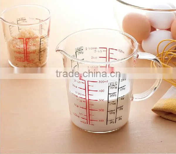 Haonai Wholesale Measuring Drinking Glass Cup photo-3
