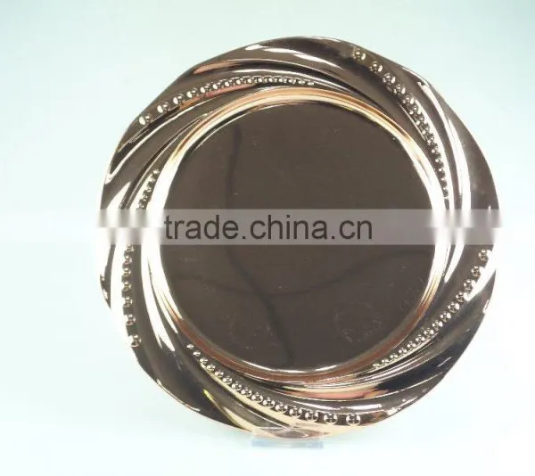 Royal Round Stainless Steel Wedding Plates With Multi Size and Clourful photo-6