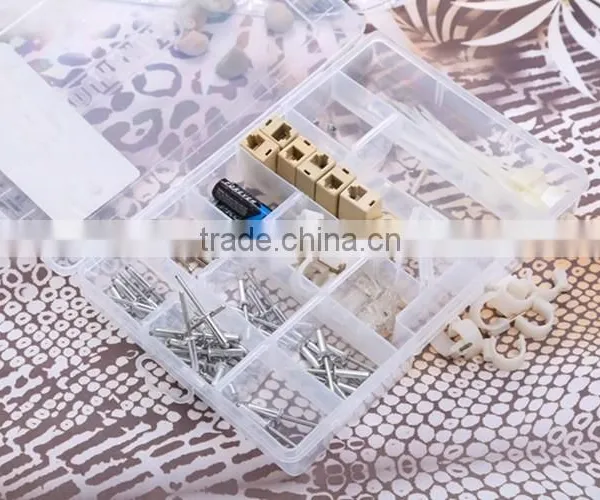 Hot Sale Transparent Plastic Storage Boxes Screws and Nails/ Clear Plastic Storage Container Nail Divider photo-4
