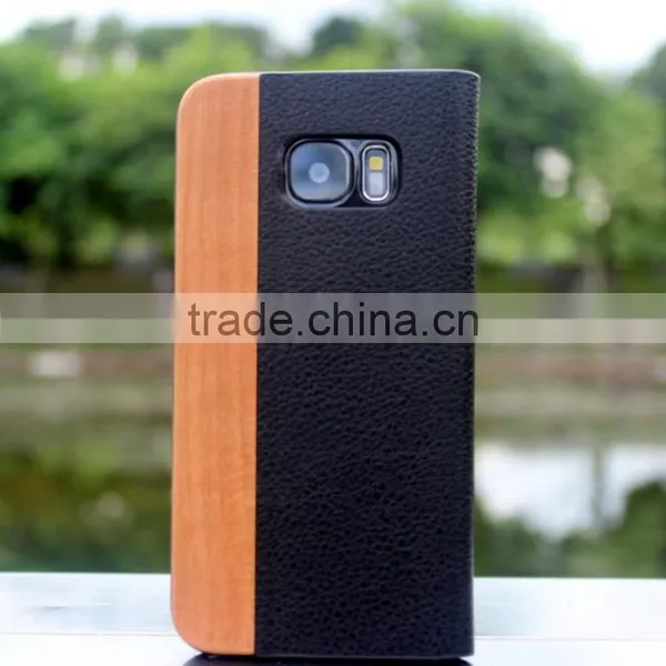 Classical Chinese Walnut/bamboo/rosewood/cherry Card Bumper/pocket Cell Phone Case for Samsung photo-3