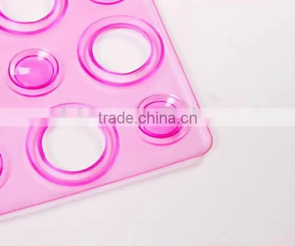 Manufacturer Anti Bacteria Round Anti Slip Pvc Bath Mat photo-5