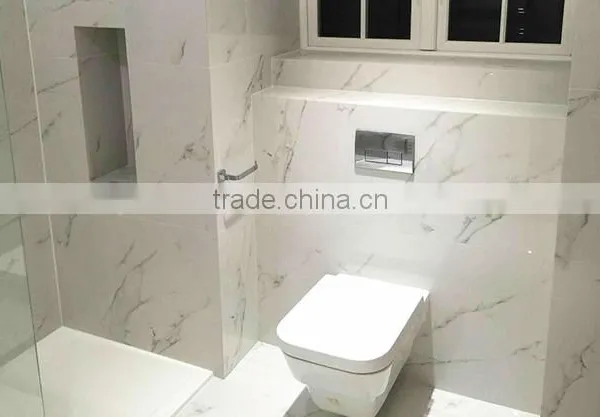 Best Quality Tumbled Natural Stone White Marble Tile Stone photo-2