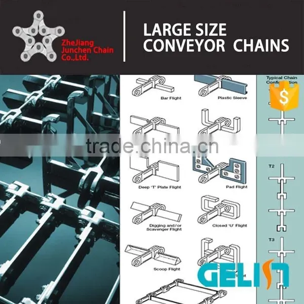 DT Type Large Buried Scraper Drop Forging Conveyor Chain photo-2