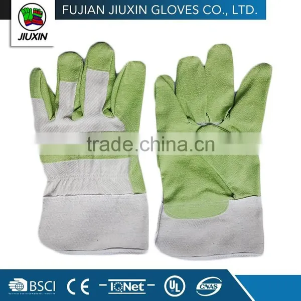 JX68A114 Multipurpose Different Colors Yellow Full PVC Impregnated Gloves photo-6