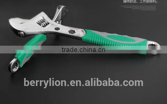 Berrylion 300mm/12" Adjustable Wrench CR-V Multifunctional Adjustable Wrench photo-4