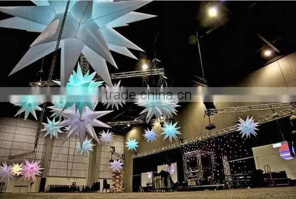 Hanging Inflatable Lighting Decoration/lighting Led Star for Party Decoration photo-2
