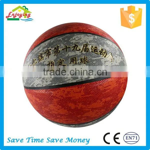 High Quality #7 pu Hygroscopic Leather Outdoor Indoor Match and Training Basketball photo-2