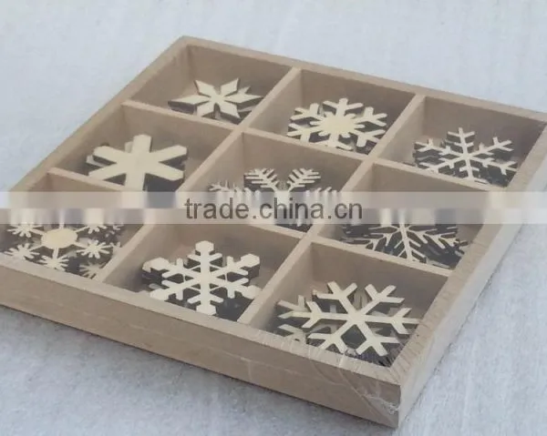 2015 Art Craft New Design Christmas Present Wooden Stamps Snow photo-2