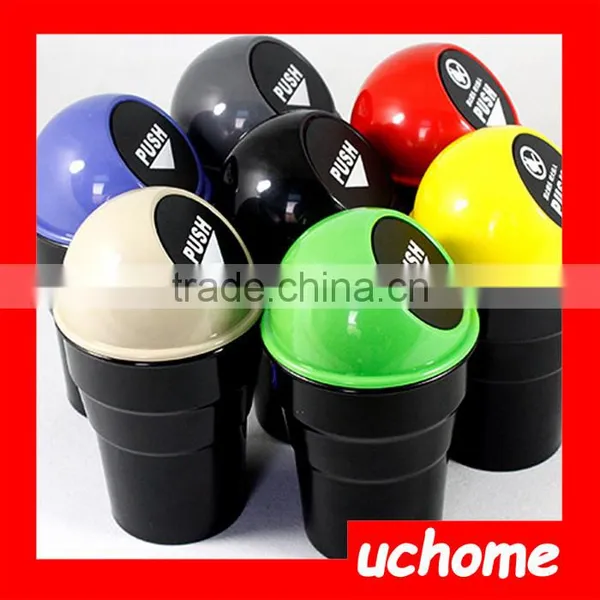 UCHOME Promotional NEW Wholesale Round Plastic Desktop/Car Mini Trash photo-5