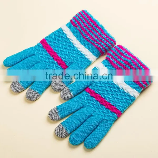 Hight Quality Newgift Touch Screen Glove Customized Knitted Winter Touch Screen Glove photo-6