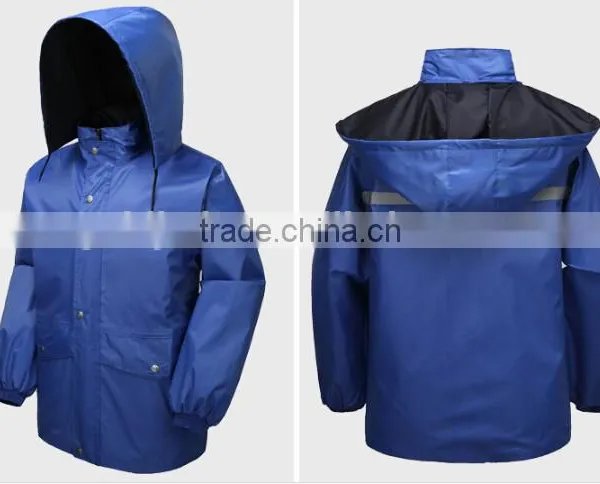 Waterproof Workwear Custom Rain Coat Security Overall Safety Raincoat photo-5