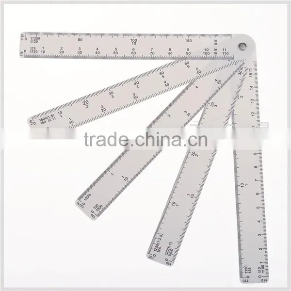 Kearing Engineering Scale Ruler/ruler With 12different Scales,flexible Plastic Fan Shape Scale Ruler #8500-6/8500-5 photo-3